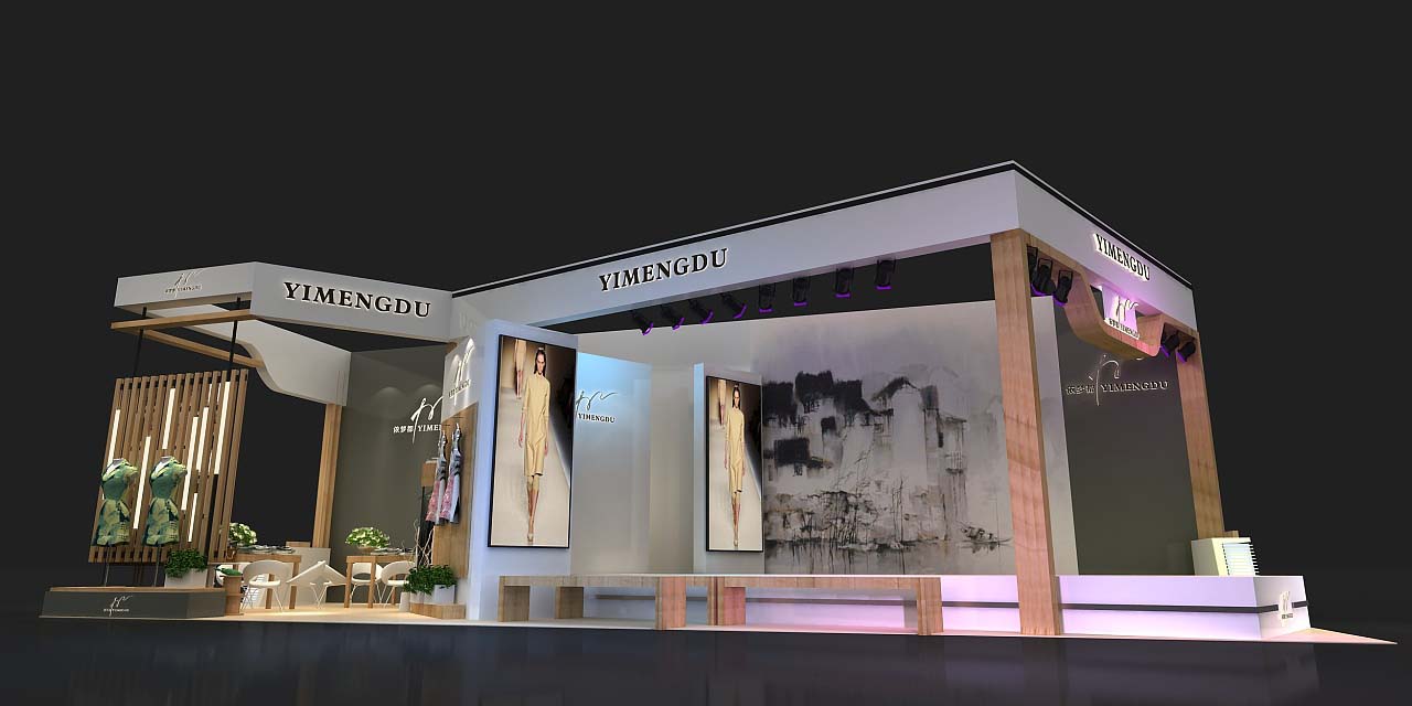 深圳香蕉视频APP下载安装设计-YIMENGDU-服装展会展台搭建装修