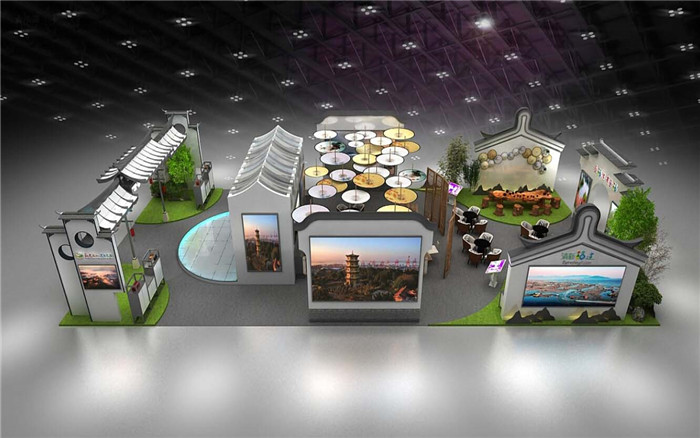 宁波展览会设计效果图片素材高清大图