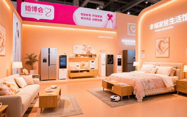 婚博会展览设计：如何运用灯光和材料来营造氛围？